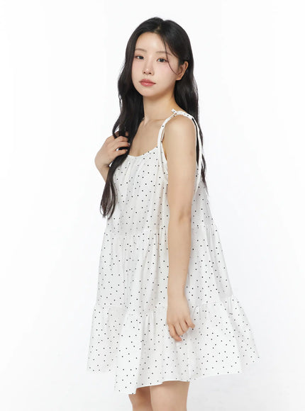 tiered-polka-dot-mini-dress-cd805