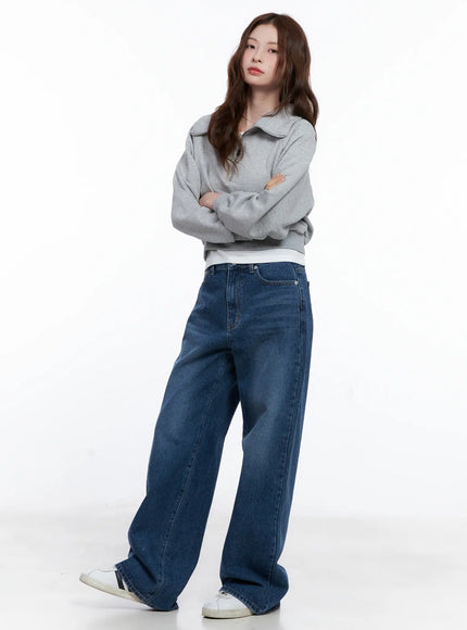 Rumi Wide Leg Straight Jeans CG520