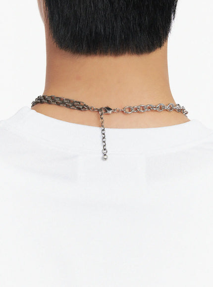 mens-star-pendant-chain-necklace