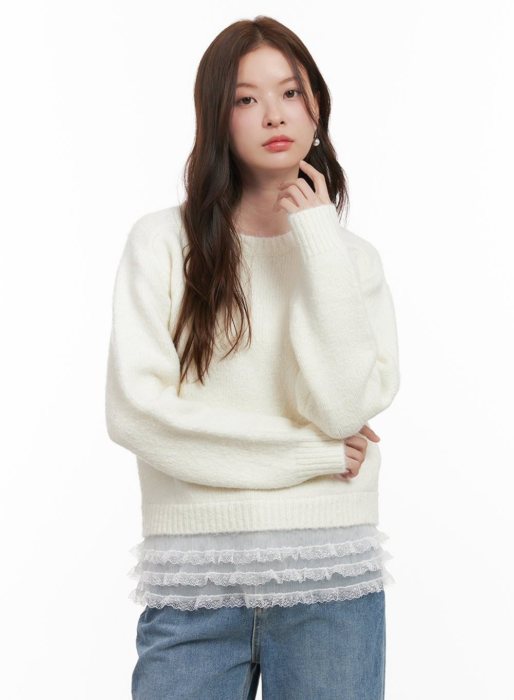 lace-trim-wool-blend-sweater-od403