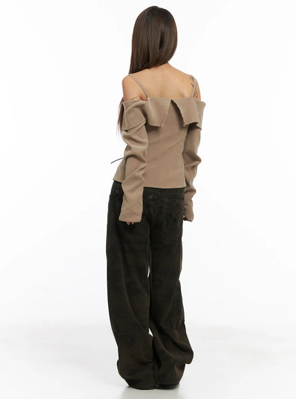 off-shoulder-suede-corset-blouse-cj512