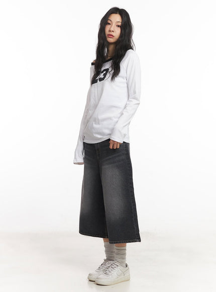 Maxi Wide-Leg Jorts CA504