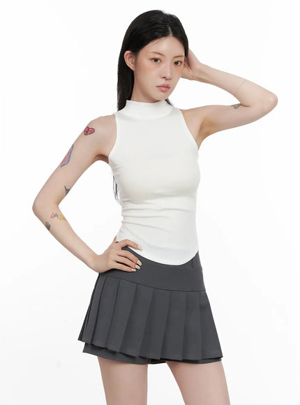 Mock Neck Tank Top IS508