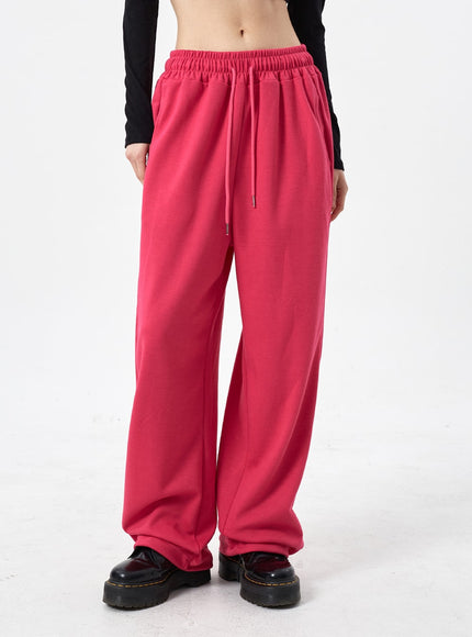 Color Wide Leg Sweatpants CM310