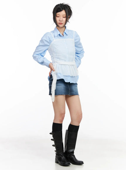 classic-frayed-hem-denim-mini-skirt-cm516