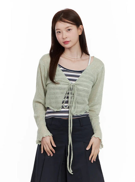 mesh-ribbon-tie-bolero-cardigan
