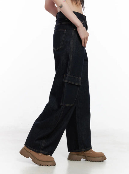 Journi Cargo Wide-Leg Jeans CN512