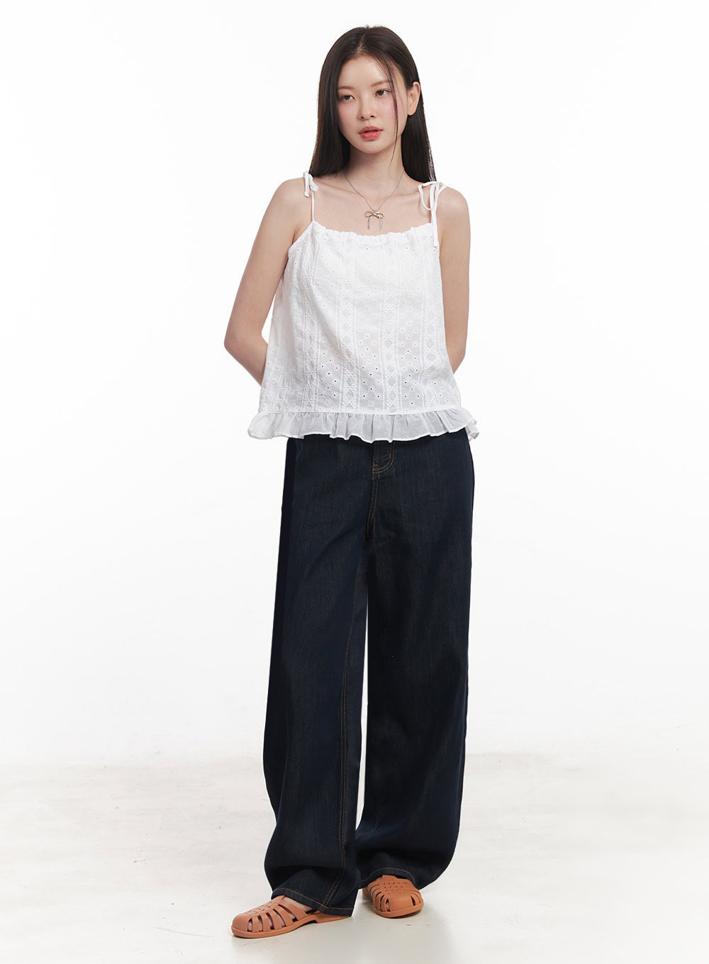frill-lace-ribbon-cami-top-iy509