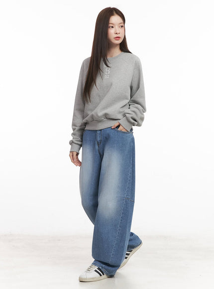 Ellise Wide-Fit Baggy Jeans CM512