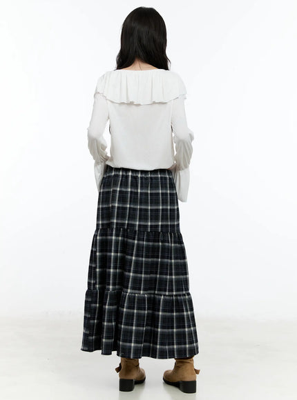 plaid-maxi-skirt-cn517