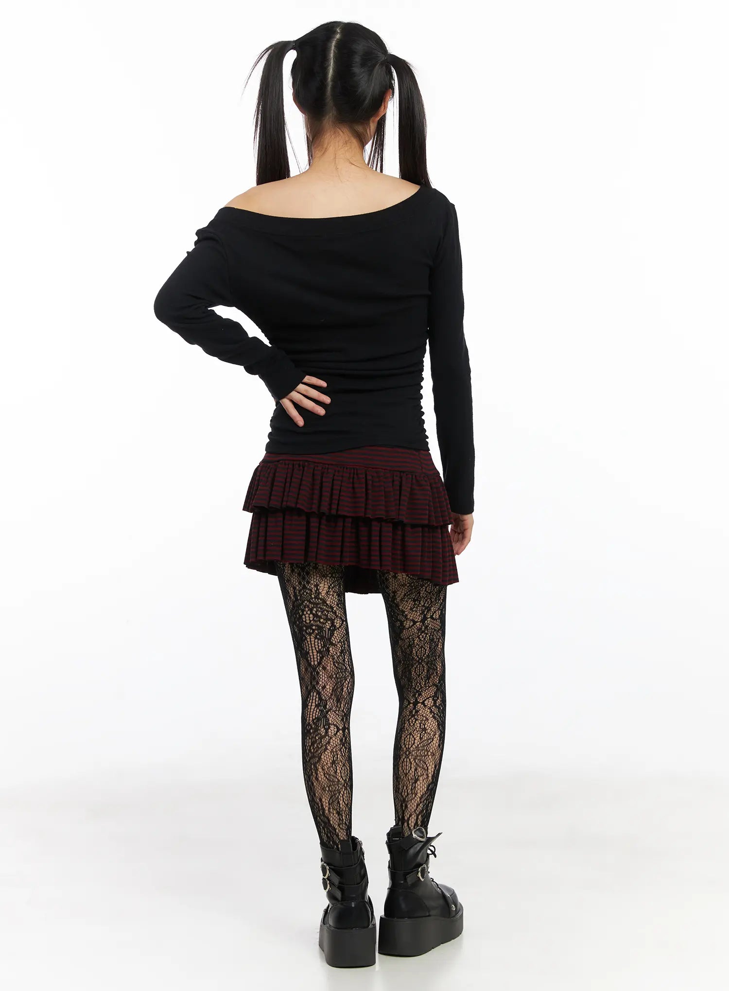 striped-mini-skirt-cd519