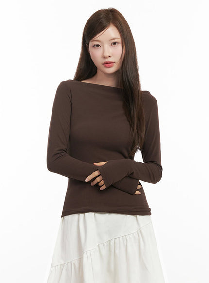 chic-boat-neck-long-sleeve-top-ij527