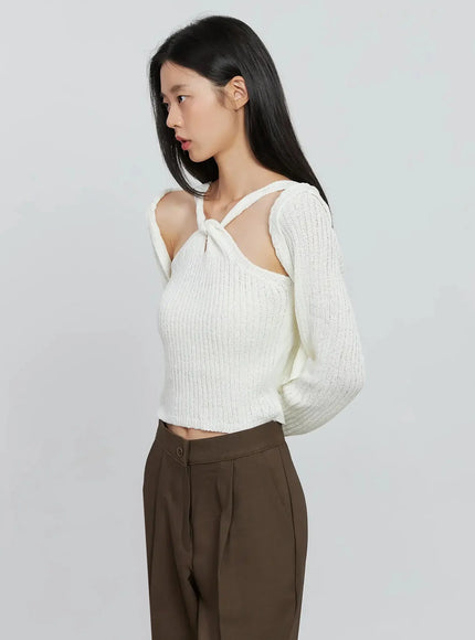 Classic Knit Bolero Cardigan IO530