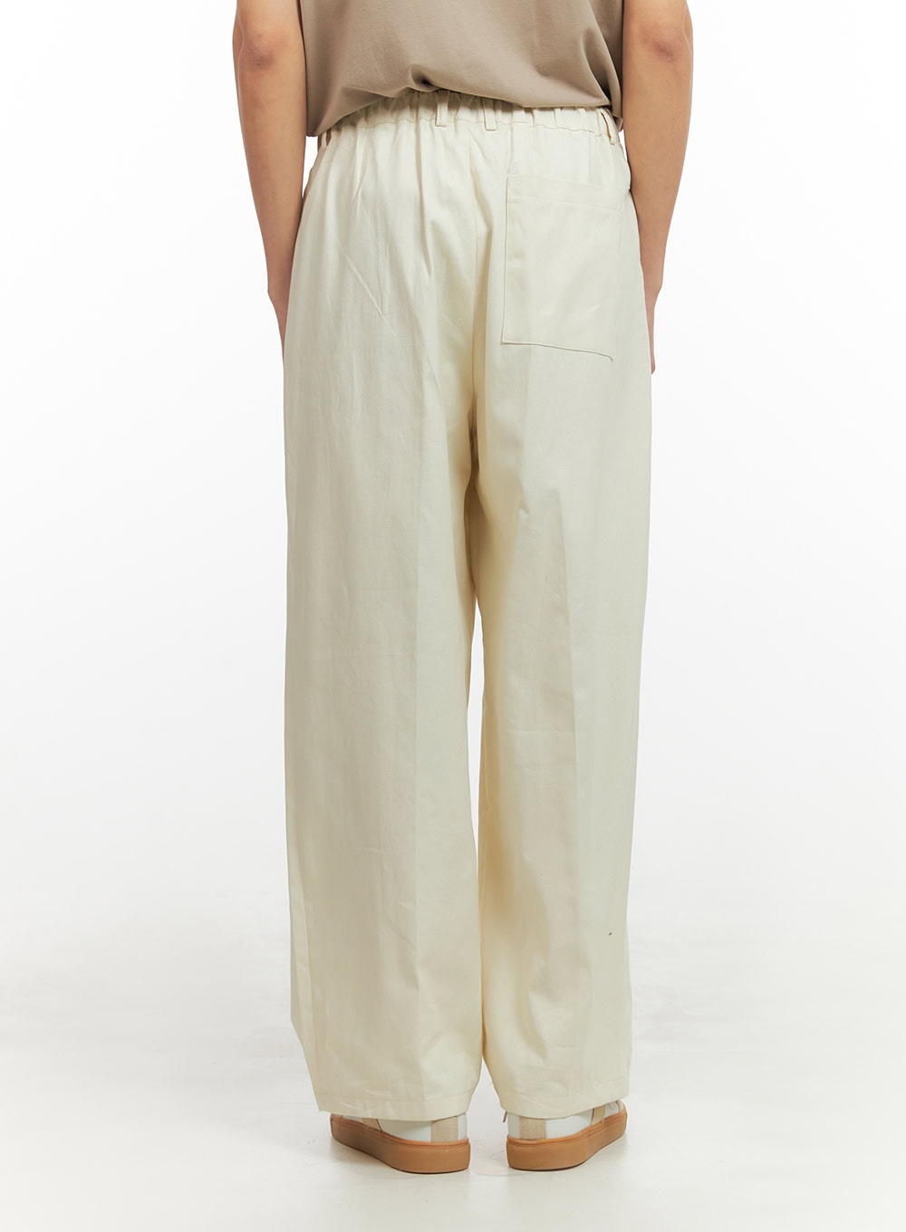 【MODERNIF】Chering Pintuck Wide Cotton Pants Pintuck Cotton Trousers – Estudio Niksen