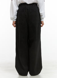 mens-corduroy-pintuck-parachute-pants-black-is420