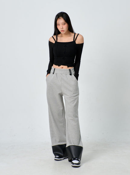 Layered Cropped Top Set IF301