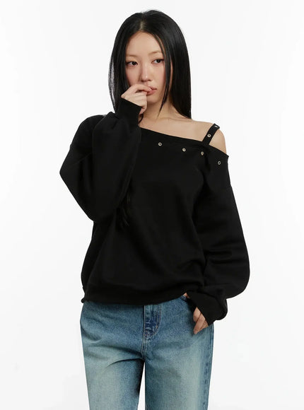 one-shoulder-eyelet-sweatshirt-id525