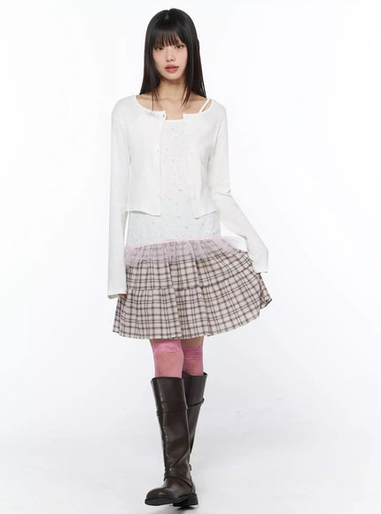 round-neck-eyelet-cropped-cardigan-iy526