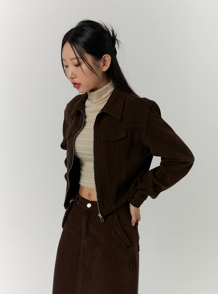 plush-pants-and-collar-zipper-jacket-cd315