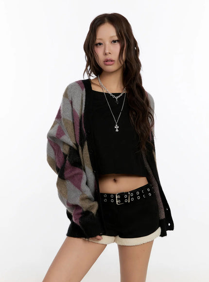 oversized-multi-color-argyle-knit-cardigan-cn527