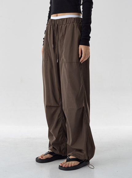 String Wide Pants Unisex CG11