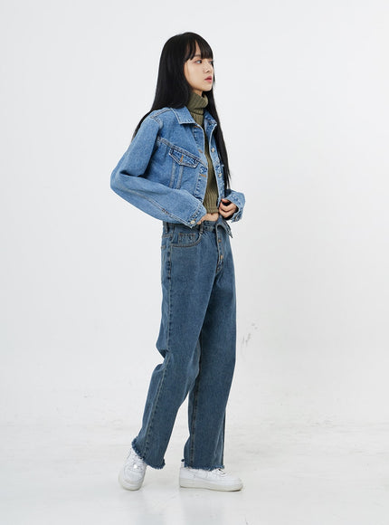 Crop Denim Jacket OO11