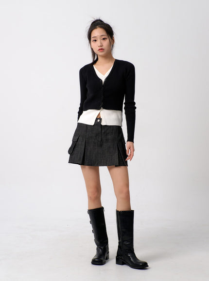 Pocket Mini Skirt BM306
