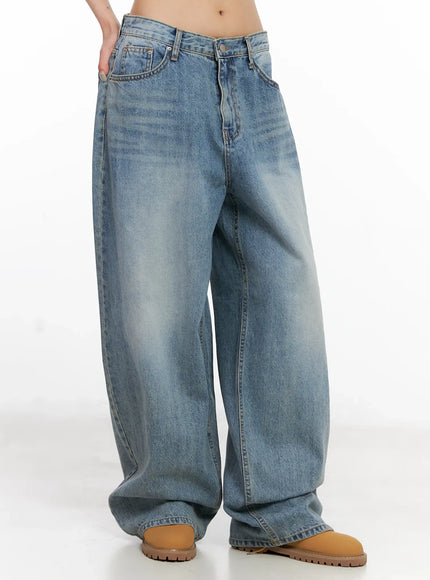 koko-vintage-wash-baggy-jeans-cl528