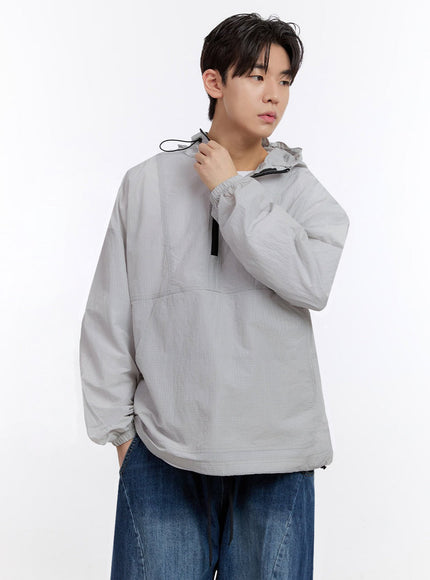 mens-half-zip-windbreaker-hoodie-if528