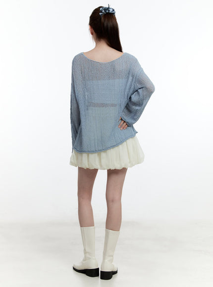 cable-knit-sheer-loose-fit-sweater-cm521