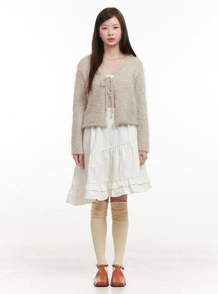 fuzzy-ribbon-tie-cardigan-ij527