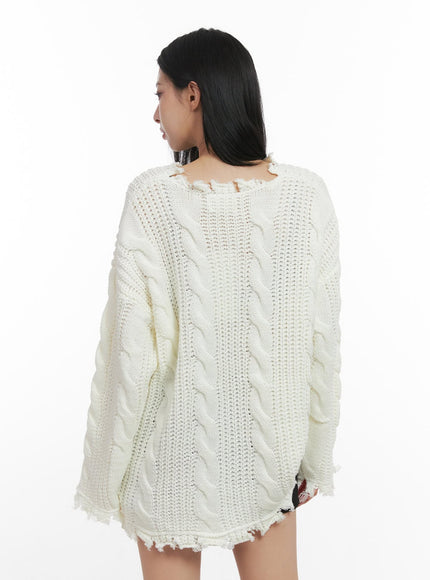 oversize-damaged-knit-sweater-cn416