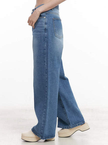 Lili Washed Wide-Leg Jeans CM512