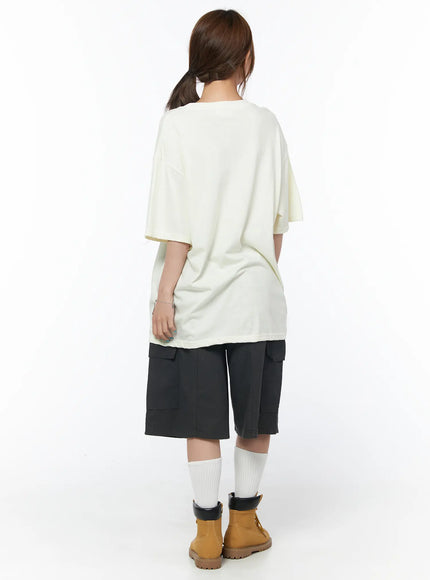star-print-oversized-tee-cy529