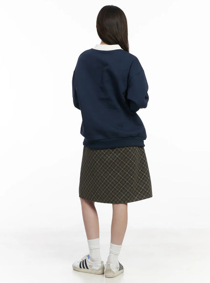 Graphic Fleeced Sweatshirt CJ506