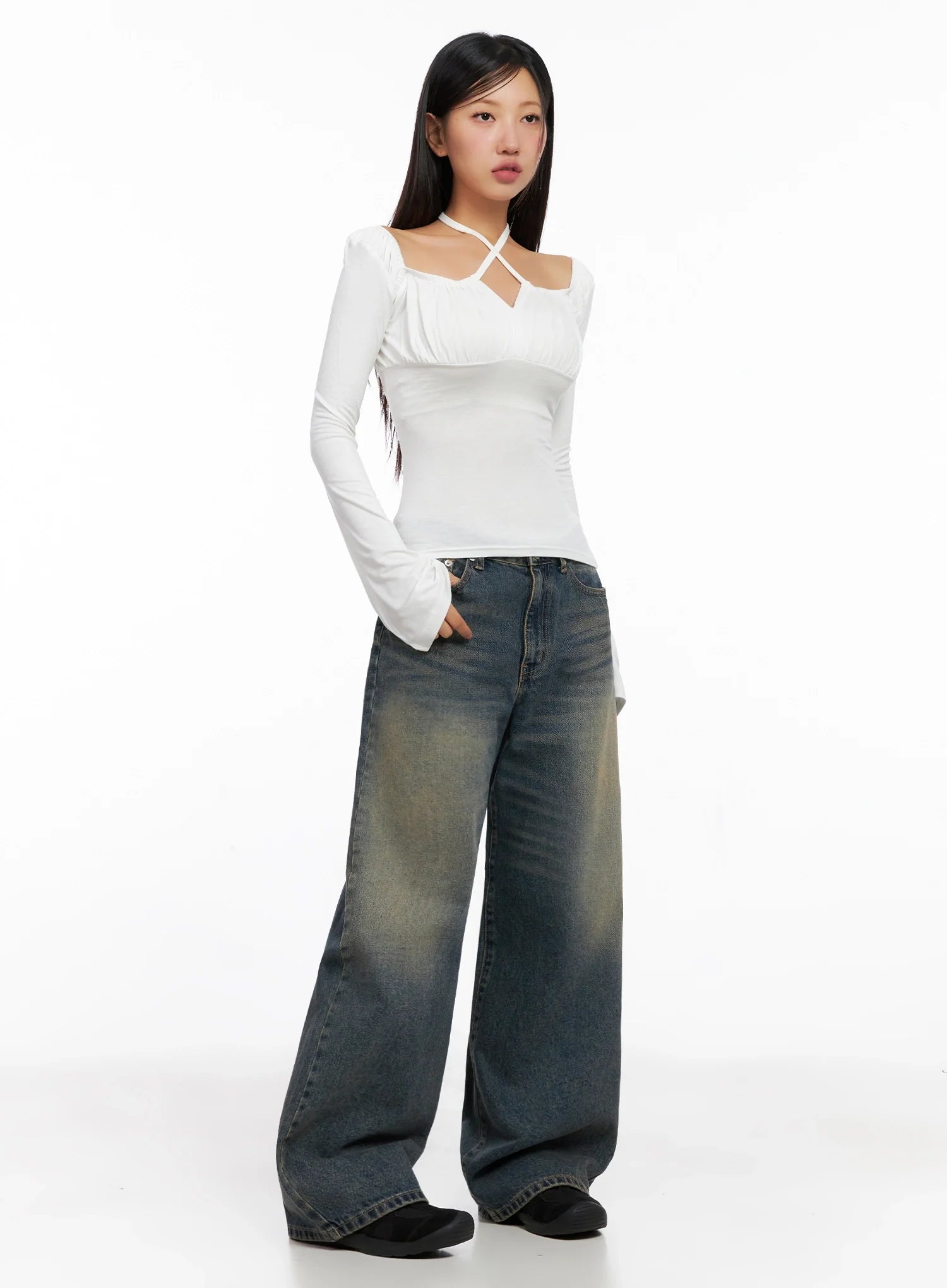 Maisie Vintage Wide-Leg Jeans IG528