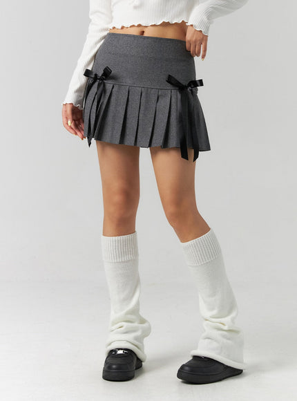 ribbon-pleated-mini-skirt-cs320