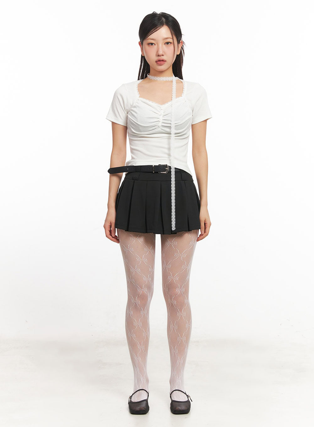 sweetheart-shirred-button-top-with-scarf-ia524