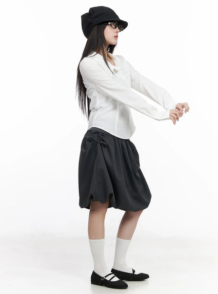 Pleated Midi Skirt CF523