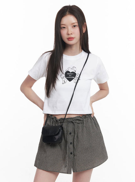 Classic Faux-Leather Crossbody Bag IY513