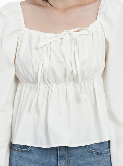 puff-sleeve-cotton-blouse-if520