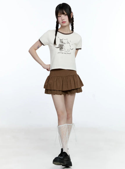 tiered-lace-hem-mini-skirt-cg511