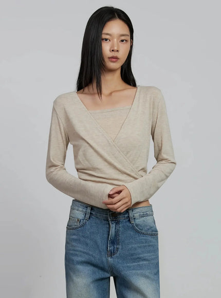casual-wrap-v-neck-top-set-im520