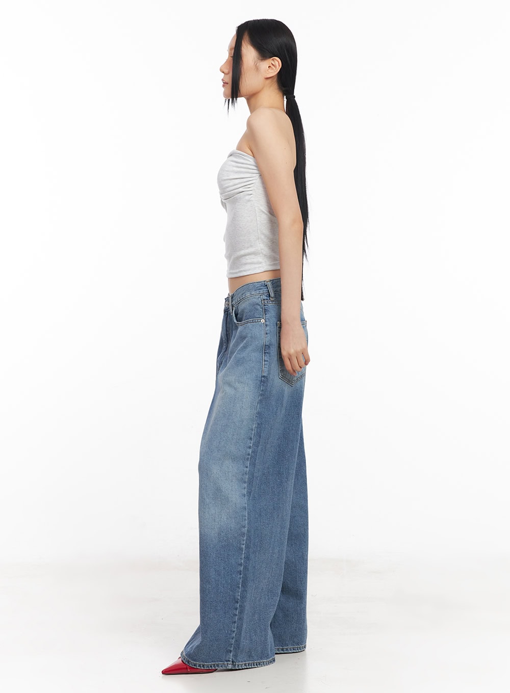 shirring-padded-tube-top-cy528