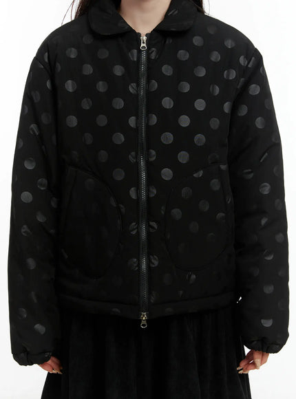 Polka Dot Bomber Jacket CD514