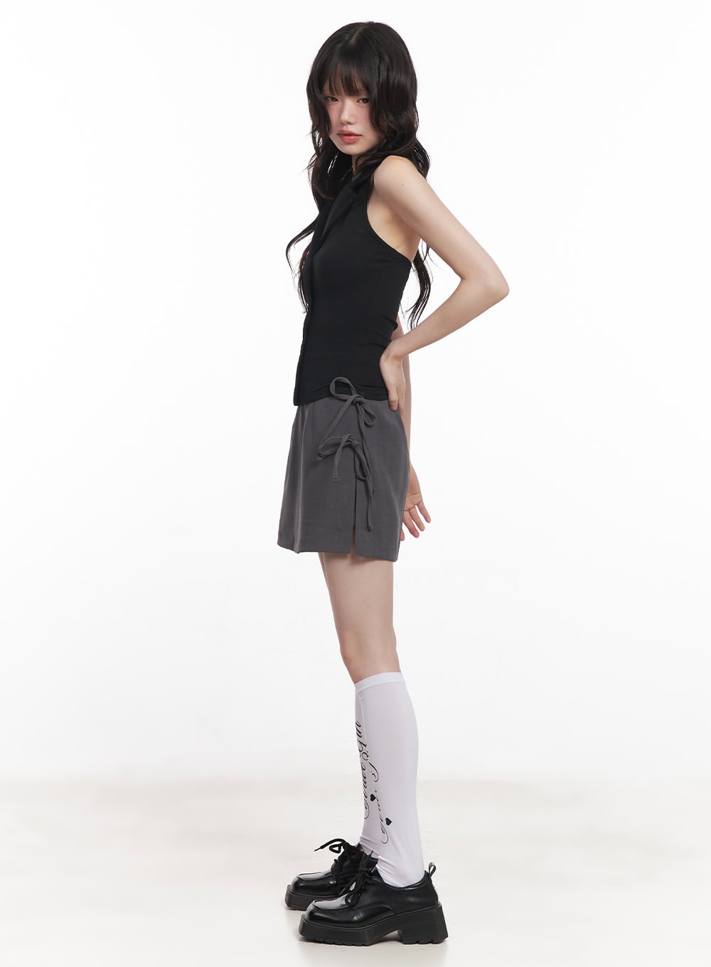 collared-halter-neck-tank-top-cy521
