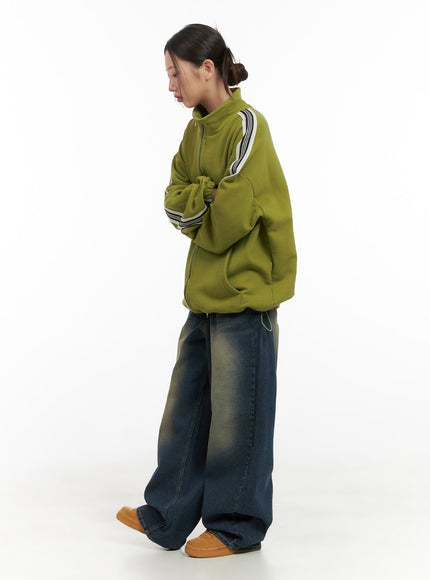 side-stripe-oversized-sweatshirt-jacket-unisex-cg423