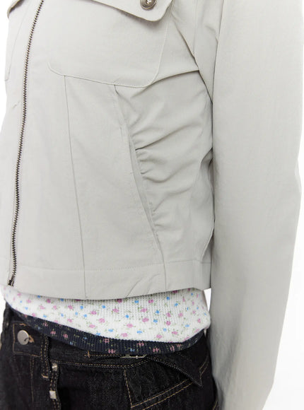 ruched-pocked-zip-up-jacket-cm526