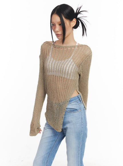 slit-mesh-knit-sweater-top-cy528