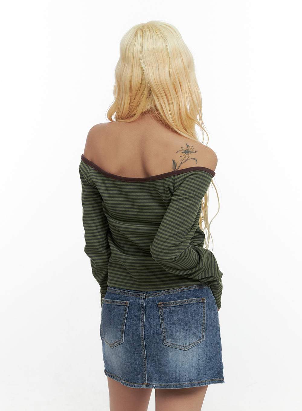 chic-striped-off-shoulder-long-sleeve-cs425